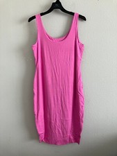 Bar Iii Trendy Plus Size Sleeveless Bodycon MIDI Dress- Pink Sz 2X