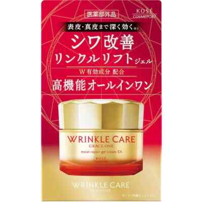 KOSE Wrinkle Care Grace One Moist Gel Cream 100g Made In Japan | eBay