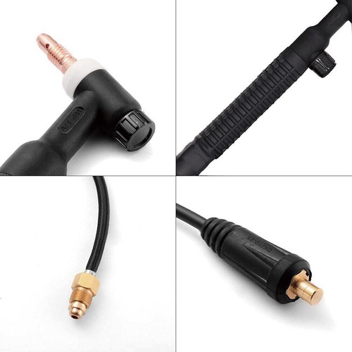 Bruleur TIG HITBOX WP17V Refroidi Par Air - Poignée Ergonomique LIFT TIG - 150A DC - Pour Soudage Argon