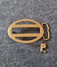 Vintage Belt Buckle Amico Belt Buckle Solid Brass Belt Buckle 60's Belt Buckle