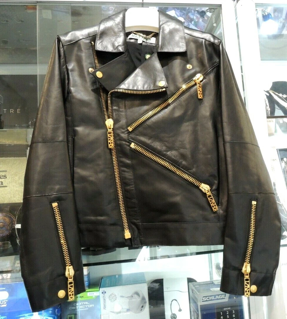 Kenzo leather jacket cheap