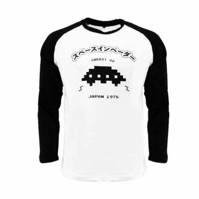 Space Invaders Unisex XS Gaming T-Shirt Retro Arcade UFO Videospiel