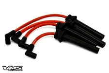 VMS RACING RED 10MM SPARK PLUG IGNITION WIRES CABLES FOR 02-06 MINI COOPER 1.6
