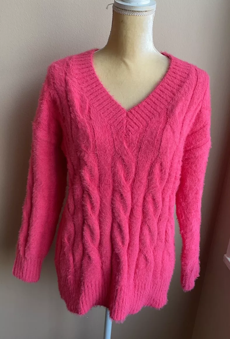Lucky brand pink sweater 2025