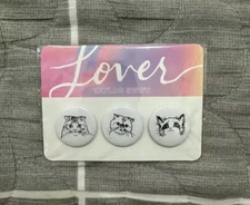 Taylor Swift Cats Collection Official Merch Rare Authentic Lover Album Pin Set!!