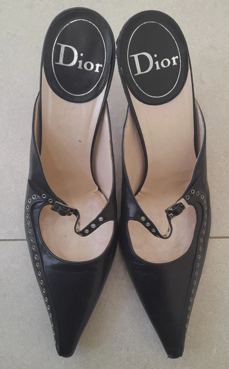 Christian Dior vintage pointed heel pumps 38 1/2 EU