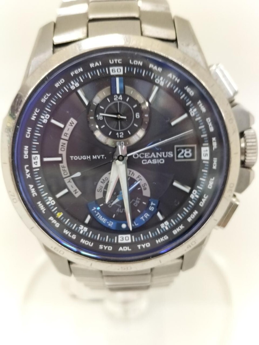 カシオ電波ソーラー腕時計OCEANUS OCW-T1000 Casio Oceanus Manta OCW-T1000B-1AJF Solar Atomic - Shopping
