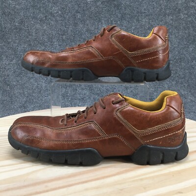 Rockport XCS Shoes Mens 9.5 M Atmore Sneakers Brown Leather Lace