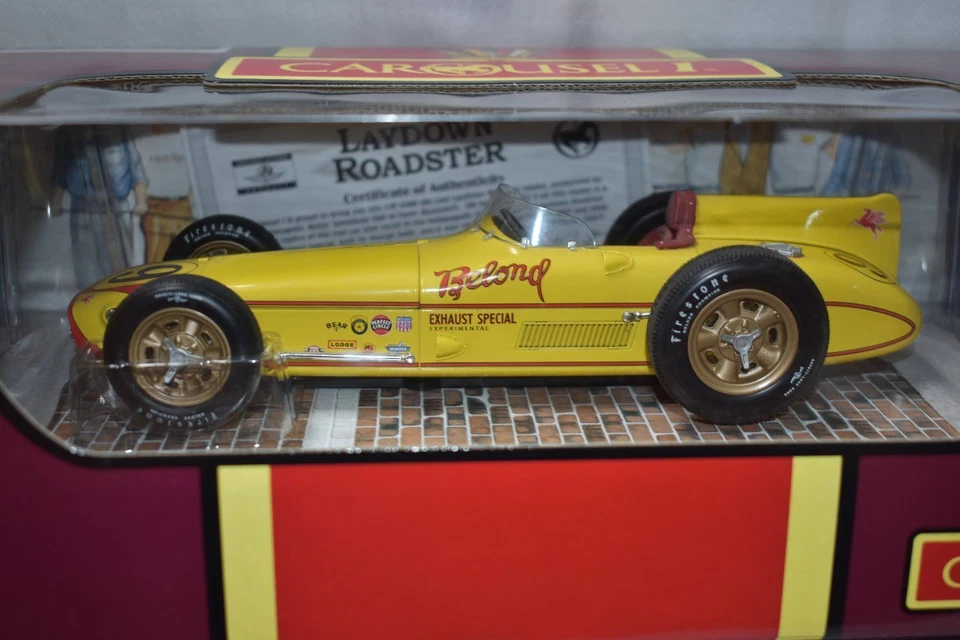 Carousel 1 1:18 1957 Indy 500 winning race car Sam Hanks #9 Belond Spl. roadster - Image 3 of 4