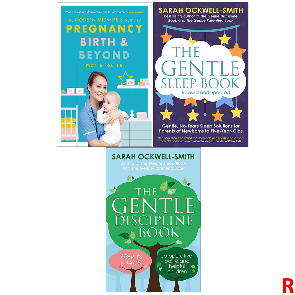 Gentle Sleep Book, Gentle Discipline & Pregnancy, Birth and Beyond 3 Books Set