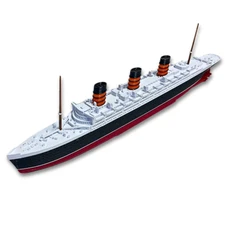 RMS Queen Mary Model Ship 1 Ft Long Assembled Titanic Toys For Kids