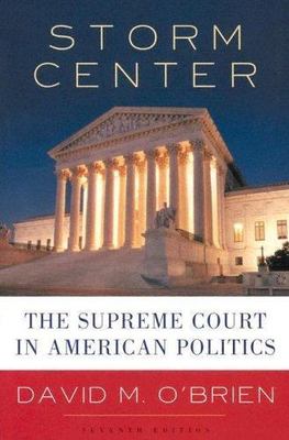Storm Center: The Supreme Court in A- David M OBrien, 0393927040, paperback, new