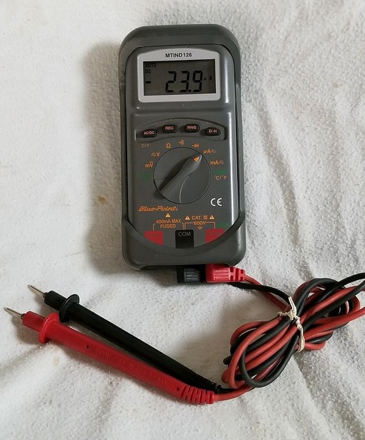 BluePoint Digital Auto Multimeter Auto Ranging MTIND126 used eBay
