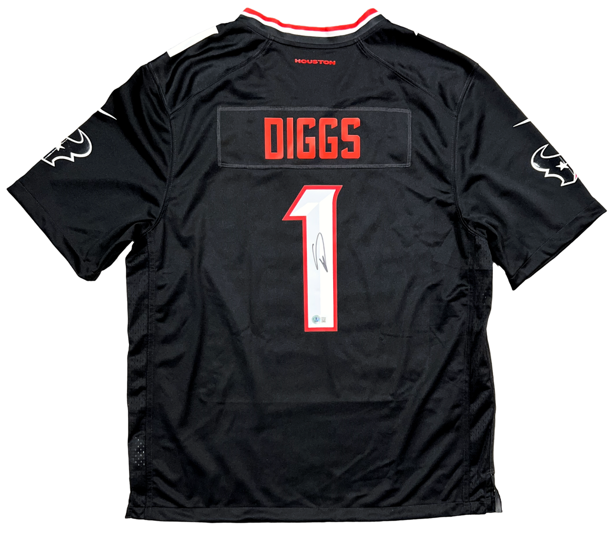 Houston Texans Stefon Diggs Signed Jersey Nike Kids' Houston