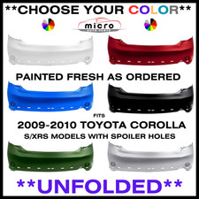 New Rear Bumper For 2009-2010 Corolla S/xrs Painted Choose Your Color To1100265