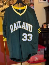 Oakland A's Jose Canseco Autographed #33 Pro Style Green Jersey + FREE 🎁