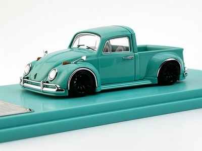 Liberty 1:64 Green VW Beetle Pickup Truck Sports Model Diecast Metal Car