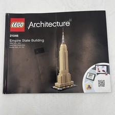 LEGO Architecture 21046 Empire State Building Instruction Manual Book Only