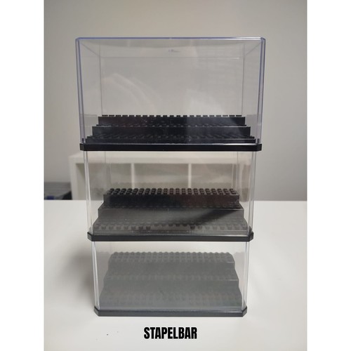3x Vitrine Acryl Showcase zur Aufbewahrung Präsentation von Lego Minifiguren Neu - Bild 4 von 4