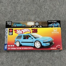 Hot Wheels Mattel Brick Shop The Hot Ones Speed Series Custom '90 Honda Civic EF