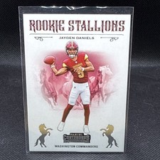 Panini 2024 Contenders Rookie Stallions Jayden Daniels #3 Commanders Football