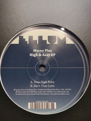MACEO PLEX - High & Sexy EP - Vinyl (12'' Clear) Techno, Deep House, Tech House