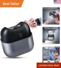 Convenient Electric Nail Clipper with 2 Speed Settings and Nail Scrap Storage
