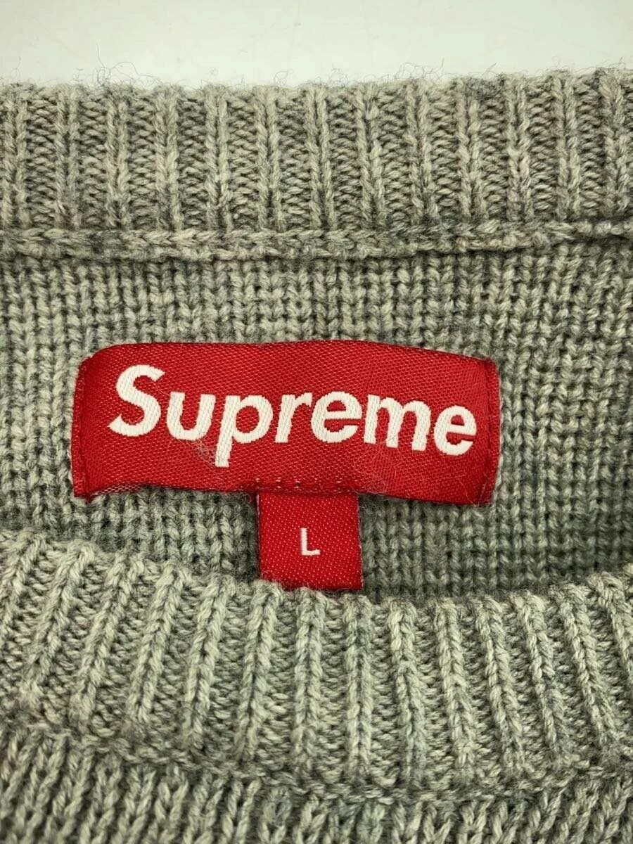 Maglione Supreme Maglia (Spessa) L Cotone GRIGIO