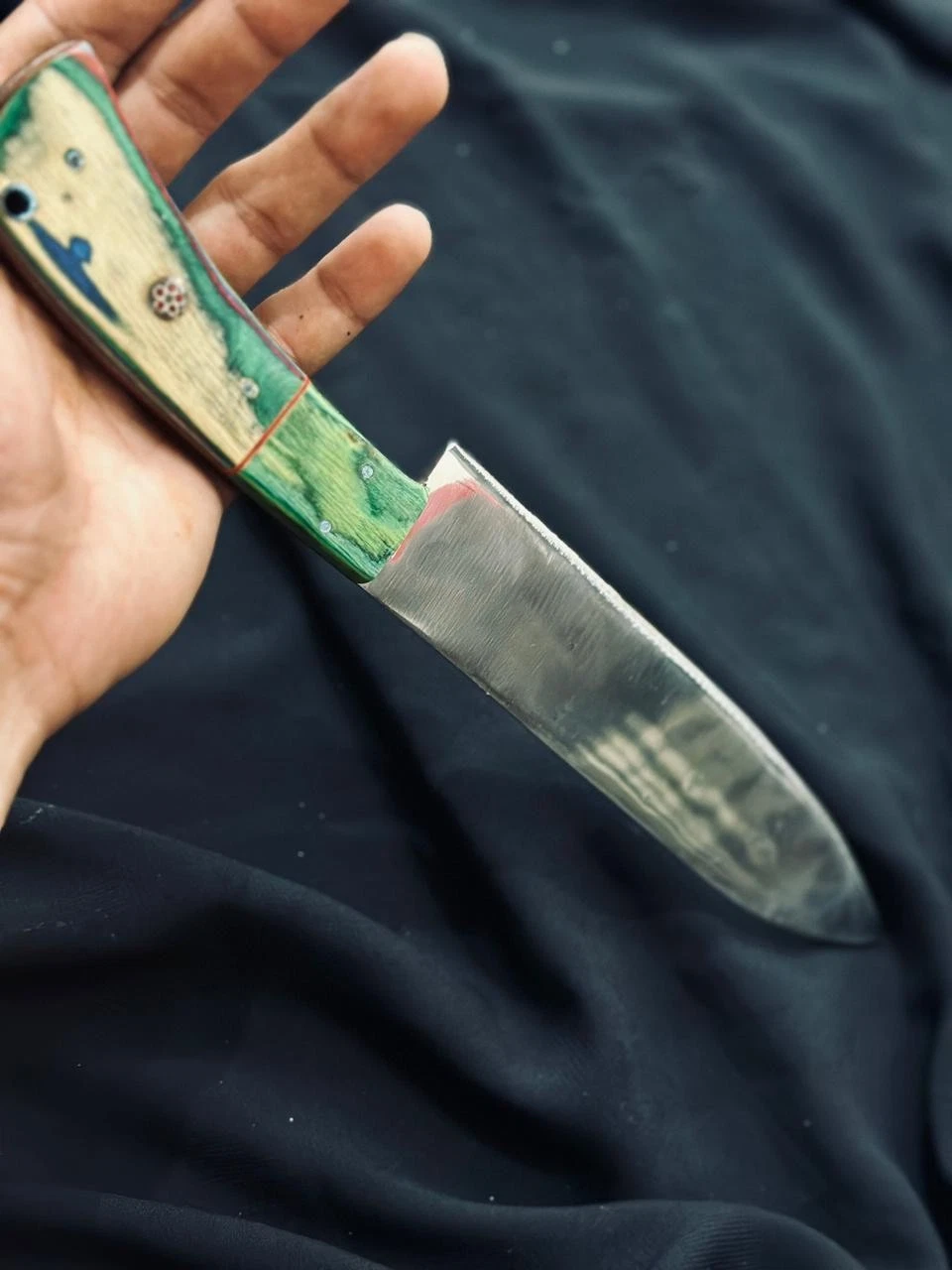 WAMBLI -UTILITY KNIFE GREEN HANDLE FORGED STEEL MULTIPURPOSE KITCHEN KNIFE
Opens in a new window or