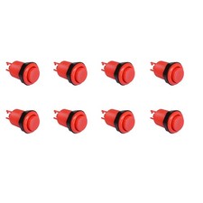 8 Pezzi Pulsante 28mm Dado per Geo American Game Machine Joystick Z8717