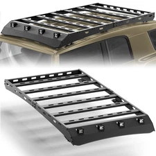 For 2006-2014 Toyota FJ Cruiser 800LBS Roof Rack Cargo Basket Cargo Rack w/Light