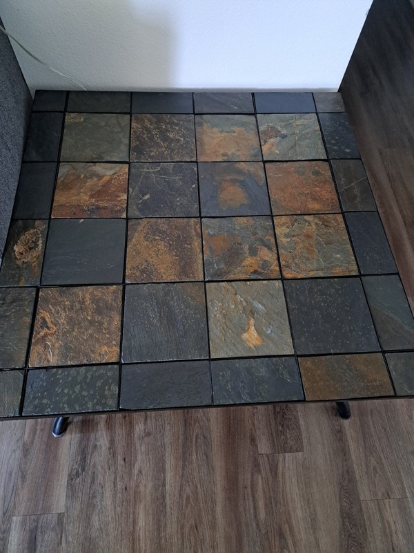 Tile Slated Coffee Table