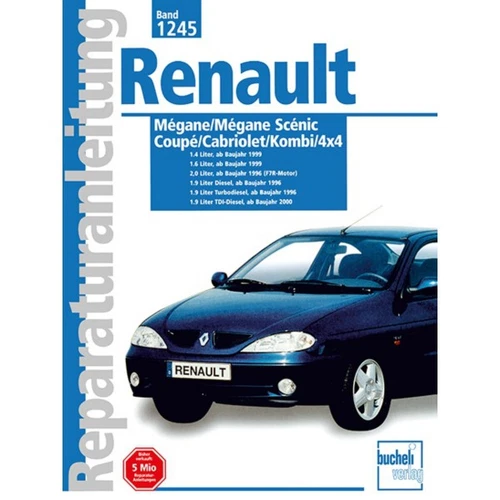 Renault Megane I/ Megane Scenic Coupe (96-03) Reparaturanleitung Bucheli Verlag - Bild 1 von 5