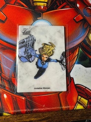 2023 Flair Marvel Carved Invisible Woman #CC13 READ 0me2