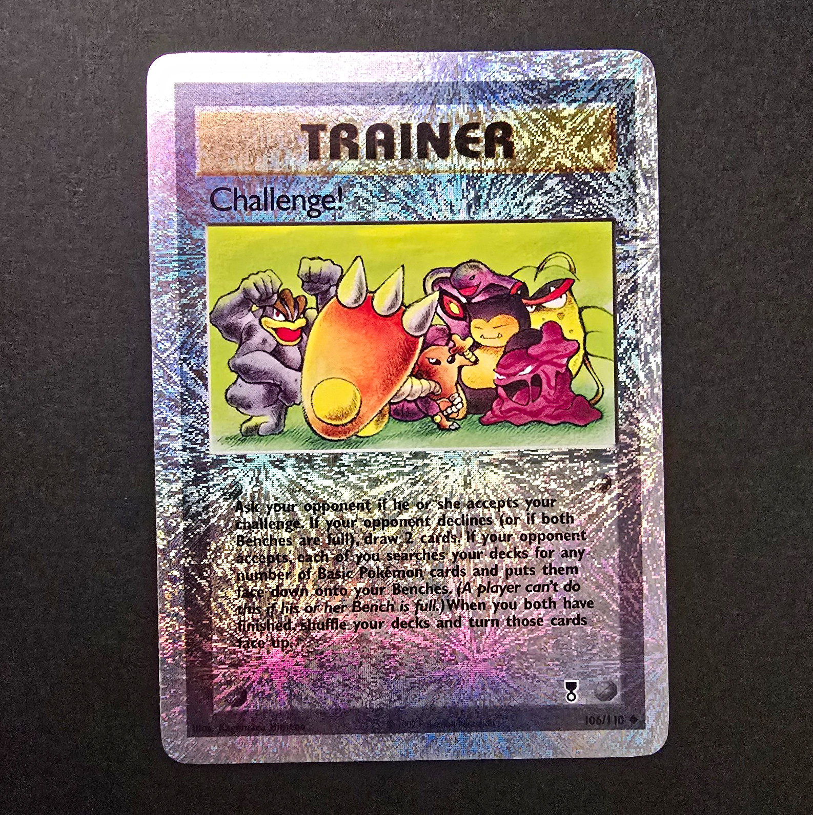 Challenge 106/110 Reverse Holo Legendary Collection Pokemon Card LP