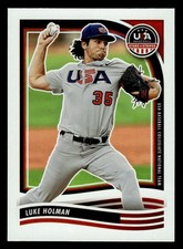2024 Panini Stars & Stripes USA Baseball #8 Luke Holman card