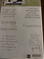 Stampin Up Special Celebrations Rubber Cling Stamp Set