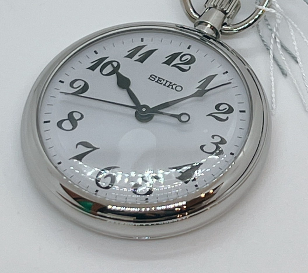 Seiko SVBR003 Quartz Railroad Railway Pocket Watch Made In Japan
