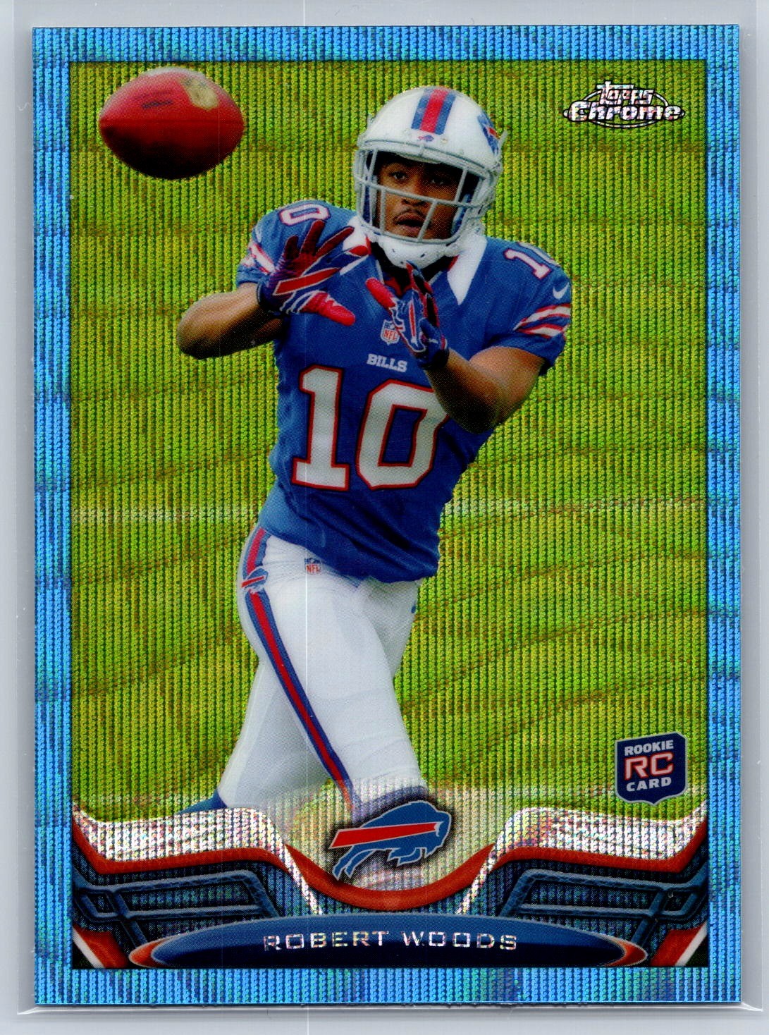 2013 Topps Chrome #3 Robert Woods Blue Wave Refractors