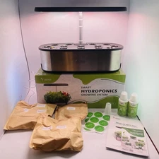 LetPot LPH-SE Hydroponics Smart Growing System Kit, 12 Pods APP & WiFi Complete