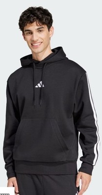adidas Essentials 3-Stripes Fleece Hoodie