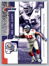 💎2001 Fleer Game Time Football #55 Michael Strahan - New York Giants💎