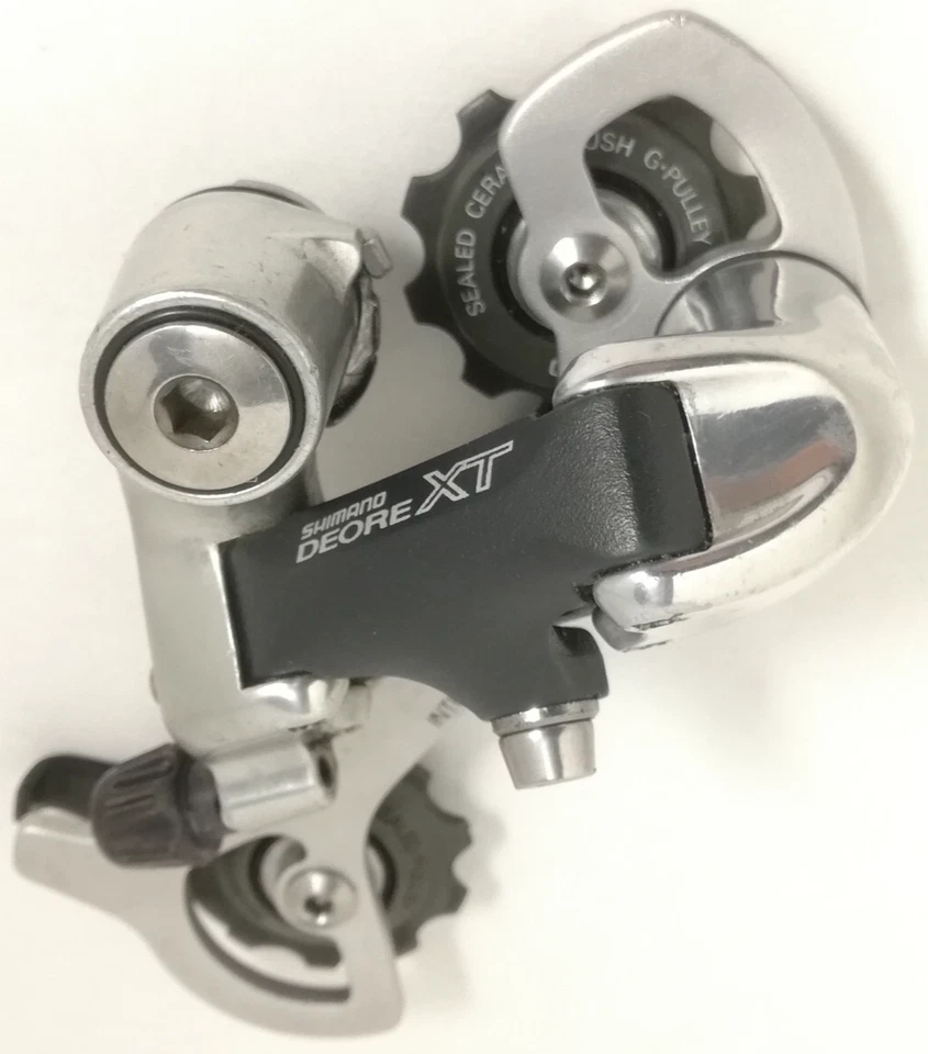 Dérailleur arrière Shimano Deore XT RD-M737 SGS Long Cage modèle tardif SIS 8... - Photo 3/4