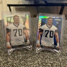 2014 Zack Martin Panini Prizm /50 Team Parallel Rookie Card + Silver 