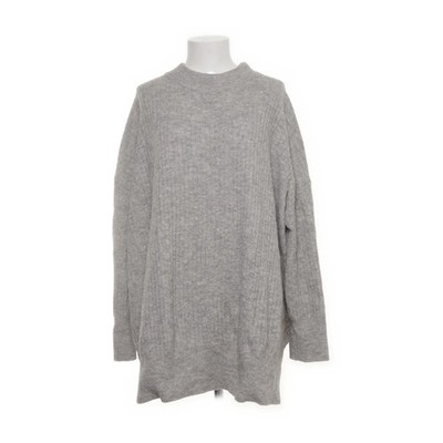 H&M, Rollkragenpullover, Größe: L, Grau, Acryl/Elasthan/Polyester/Wolle #ksh