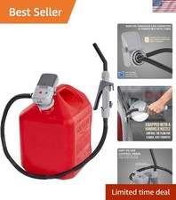 Automatic Fuel Transfer Pump with Nozzle - Effortless Liquid Transfer for Gas...