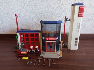 Playmobil 4819 Feuerwehrstation / Feuerwache / Feuerwehr Hauptquartier