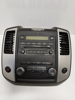 09-12 NISSAN XTERRA FRONTIER OEM FRONT AC CLIMATE SWITCH CONTROL RADIO BEZEL