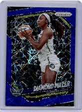 2025 Panini Prizm WNBA #27 Diamond Miller Blue Velocity Prizms