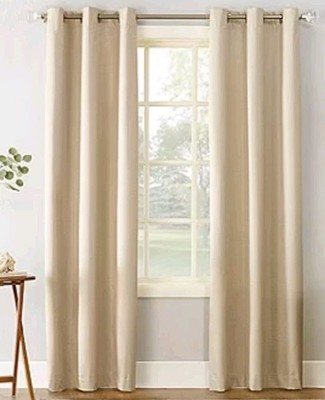 Sun Zero Cooper Grommet  Energy Saving Light-Filtering Single Panel 40X95/ Linen
